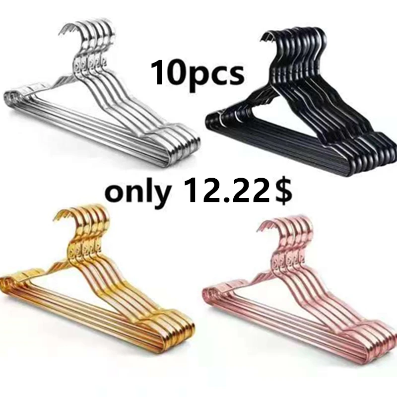 

Вешалка для одежды из алюминиевого сплава, 10 шт.