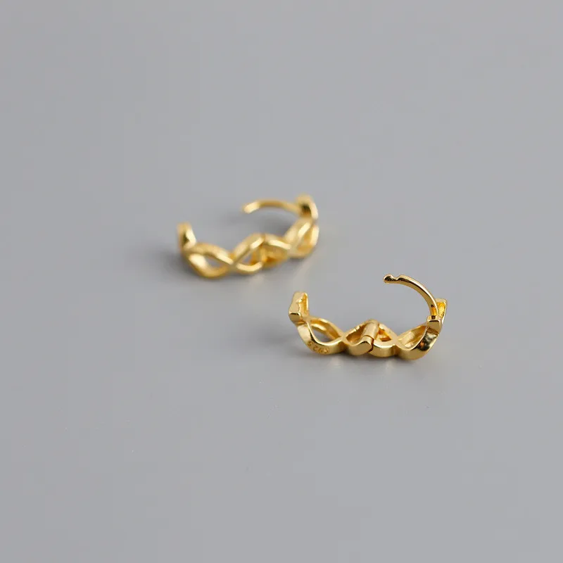 Женские Геометрические круглые серьги-гвоздики WANTME маленькие из 100%