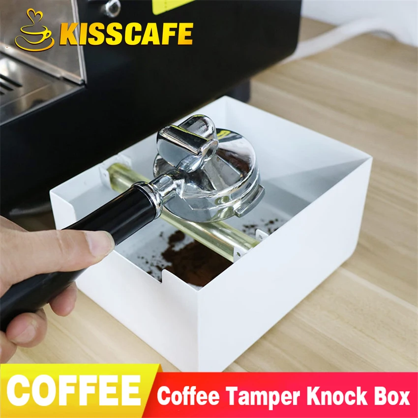 Черная кофемолка из нержавеющей стали с глубоким изгибом дизайн кофейного шлака