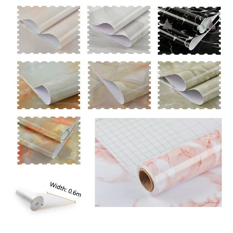 60x300 см мраморные наклейки на стену водонепроницаемые маслостойкие толстые