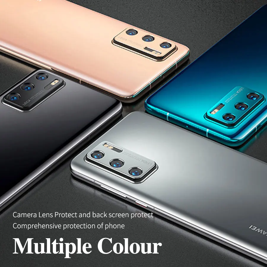 Защитное кольцо для камеры Huawei P40 Pro Lite Nova 7i из углеродного волокна | Мобильные
