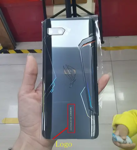Оригинальный Новый чехол для Asus ROG phone 2 ZS660KL, задняя крышка батарейного отсека, заднее стекло, чехол для Asus ZS660KL I001D