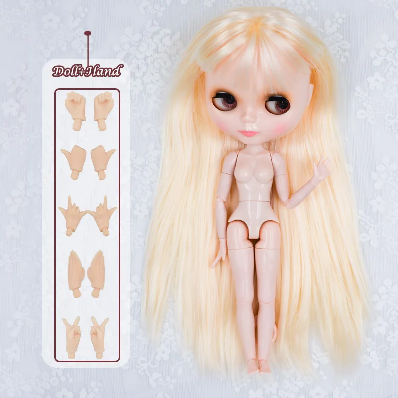 HNBL04 Neo NBL Blyth кукла на заказ блестящее лицо, 1/6 OB24 BJD шарнирная кукла на заказ Blyth куклы для девочки, подарок для коллекции - Цвет: HNBL04