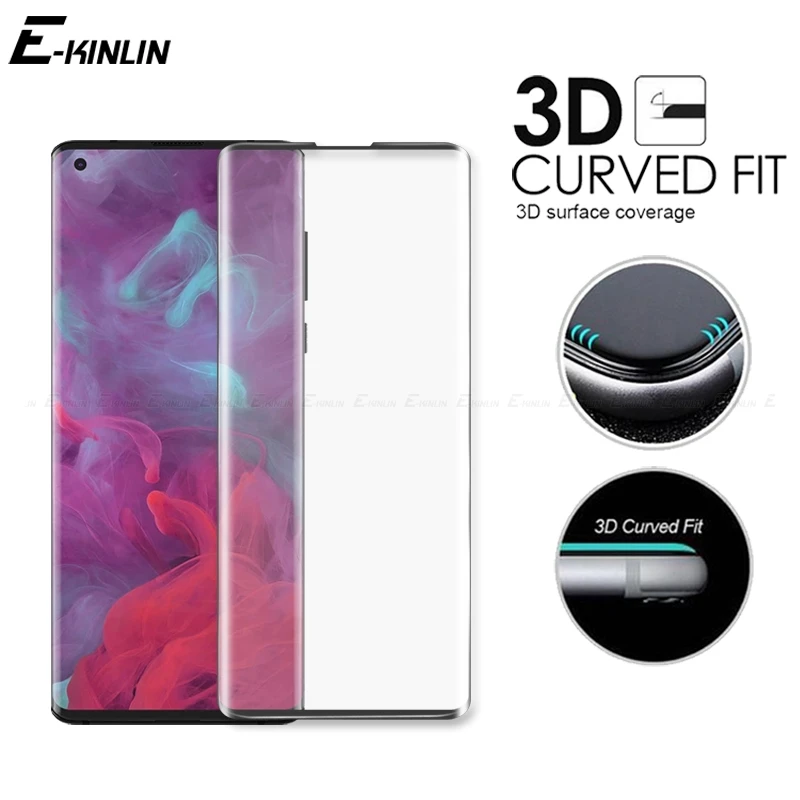

3D Curved Edge Film Full Cover Tempered Glass Screen Protector For Motorola Moto Edge Plus
