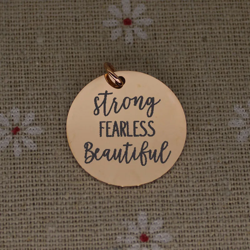 Подвески из нержавеющей стали 20 шт./лот мама/Босс Леди прекрасный бесстрашный