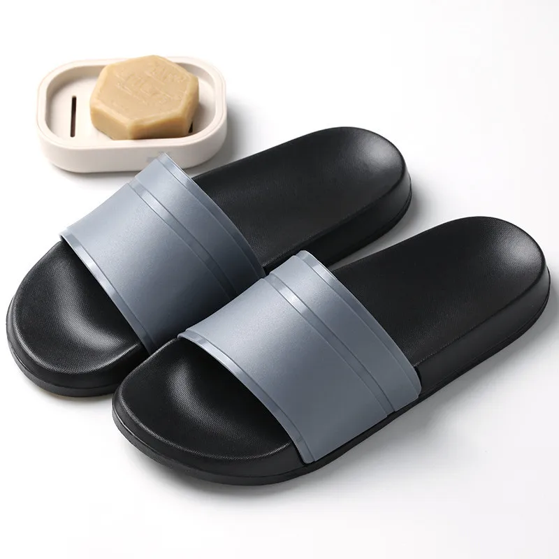 Новинка женские шлепанцы для ванной комнаты женская обувь пляжные черные белые