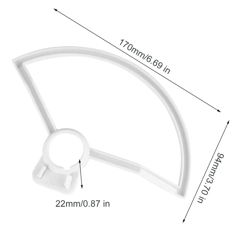 

4 Piece Lightweight Easy Mount & Detach No Tool Needed Propeller Protective Cover Guards Circle for DJI Spark Propeller