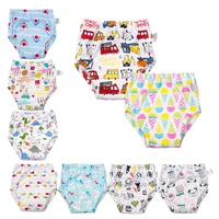 6 layers baby infant potty training pants toddler waterproof underwear reusable cotton nappy cloth diaper panties washable