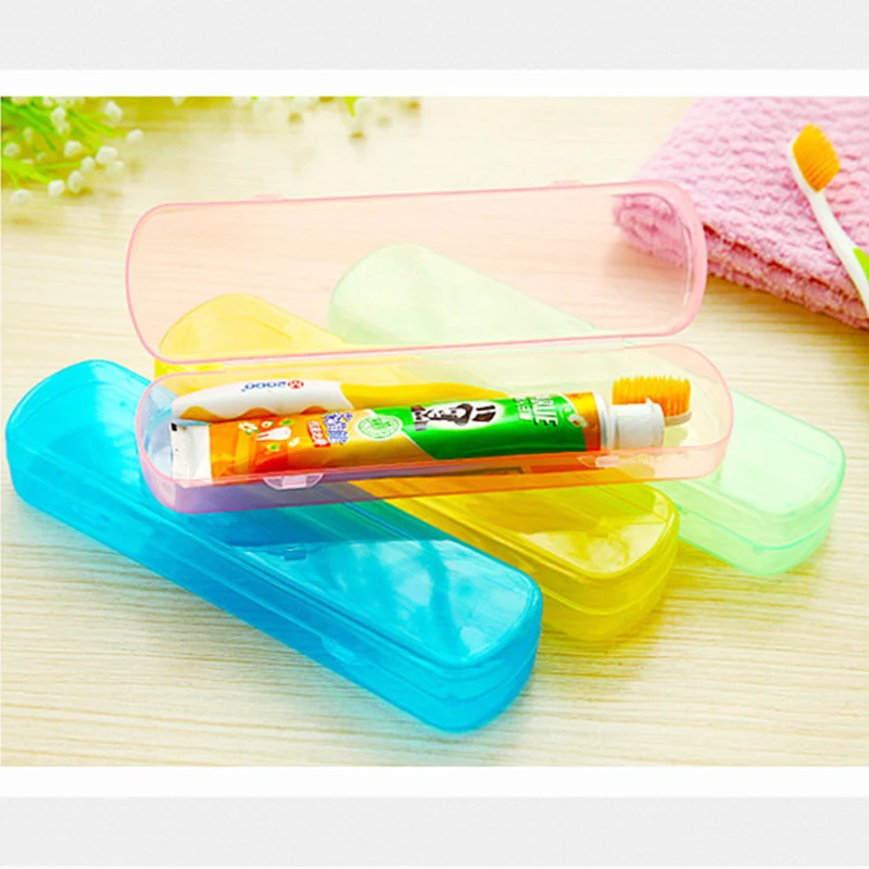 Чехол для хранения зубной пасты голубого зеленого и розового цветов|Коробки