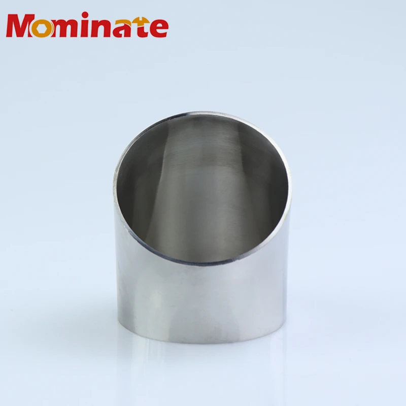 Санитарная стыковая сварка с наружным диаметром 19 мм 38 51 76 изогнутая под углом 45