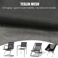 140100cm teslin mesh fabric for diy office chair recliner beach lounge chair placemat pvc outdoor waterproof mesh fabric