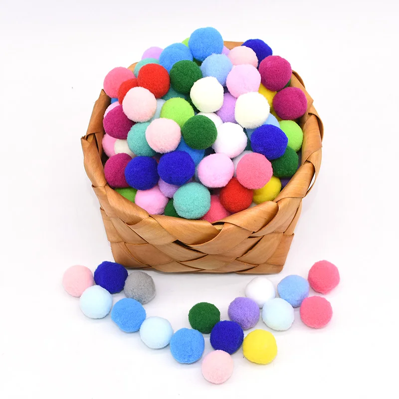 100 шт. мягкие помпоны для детских игрушек 15 мм 20 25 | Дом и сад