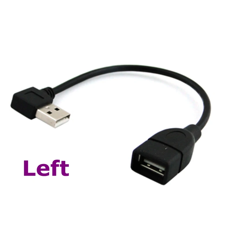 0.3m 0.5m 1m USB 2.0 A Male-to-Female 90-Point Extension Cable Used for Computer Mobile Phone Car Charging | Компьютеры и офис
