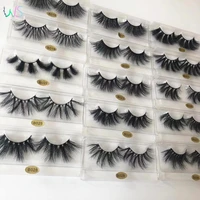 25mm 3d false lashes in bulk real mink fur cruelty free wholesale natural soft cosmetics eyeashes fluffy gift makeup microbrush
