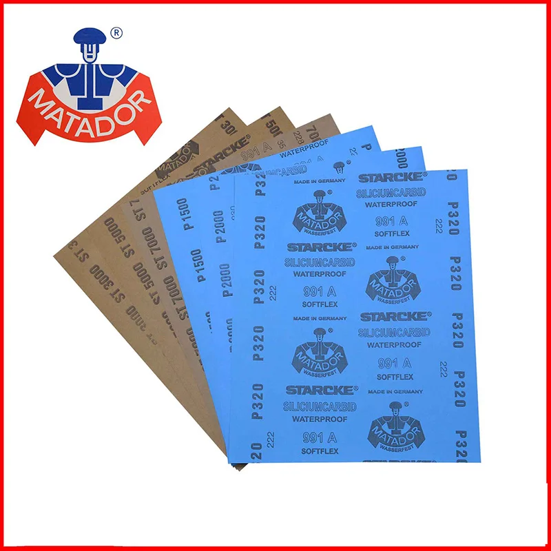

Шлифовальная бумага MATADOR 220-7000 зернистость