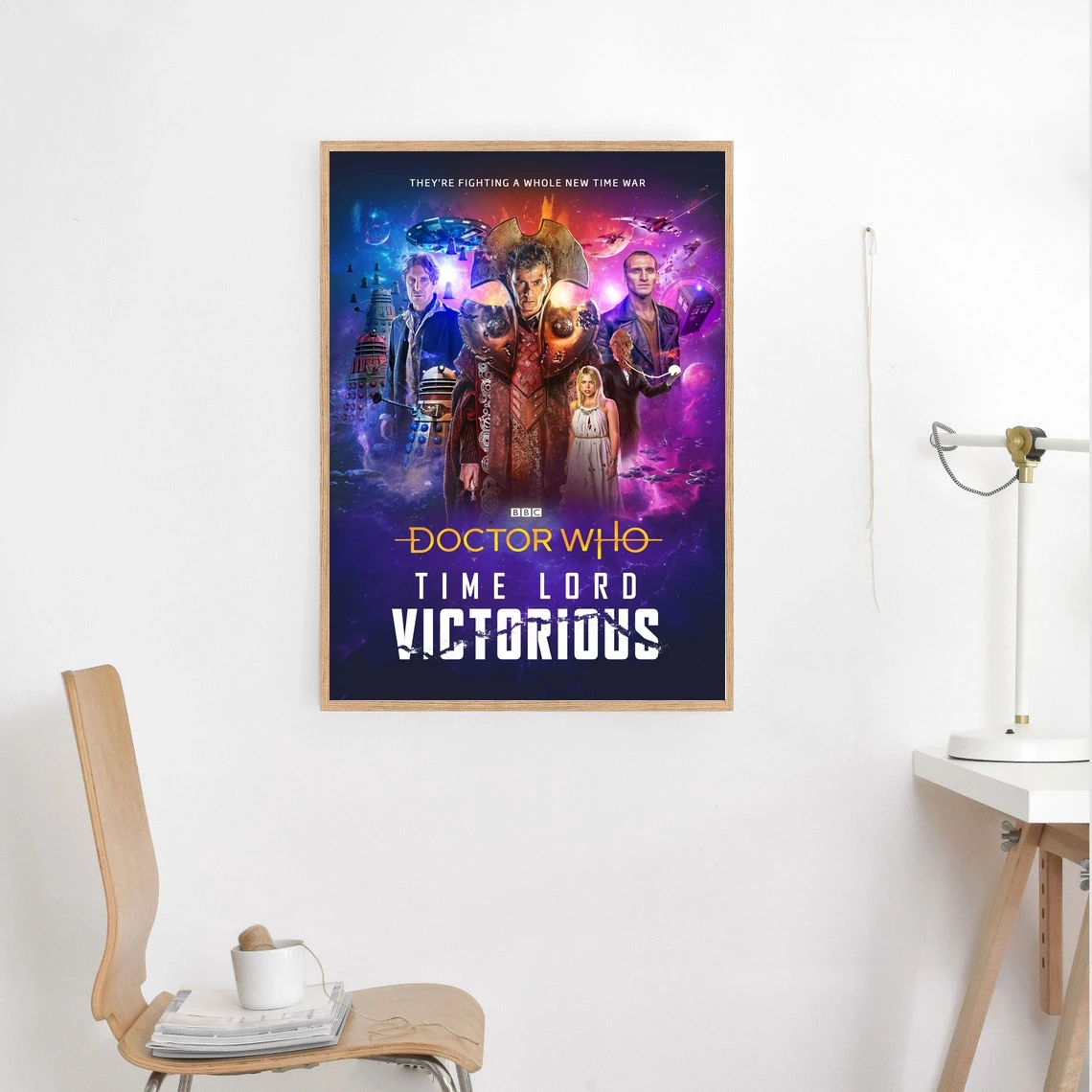 

Doctor Who: Time Lord Victorious Poster British Science Fiction TV Series Canvas Print Home Decoration Painting (No Frame)