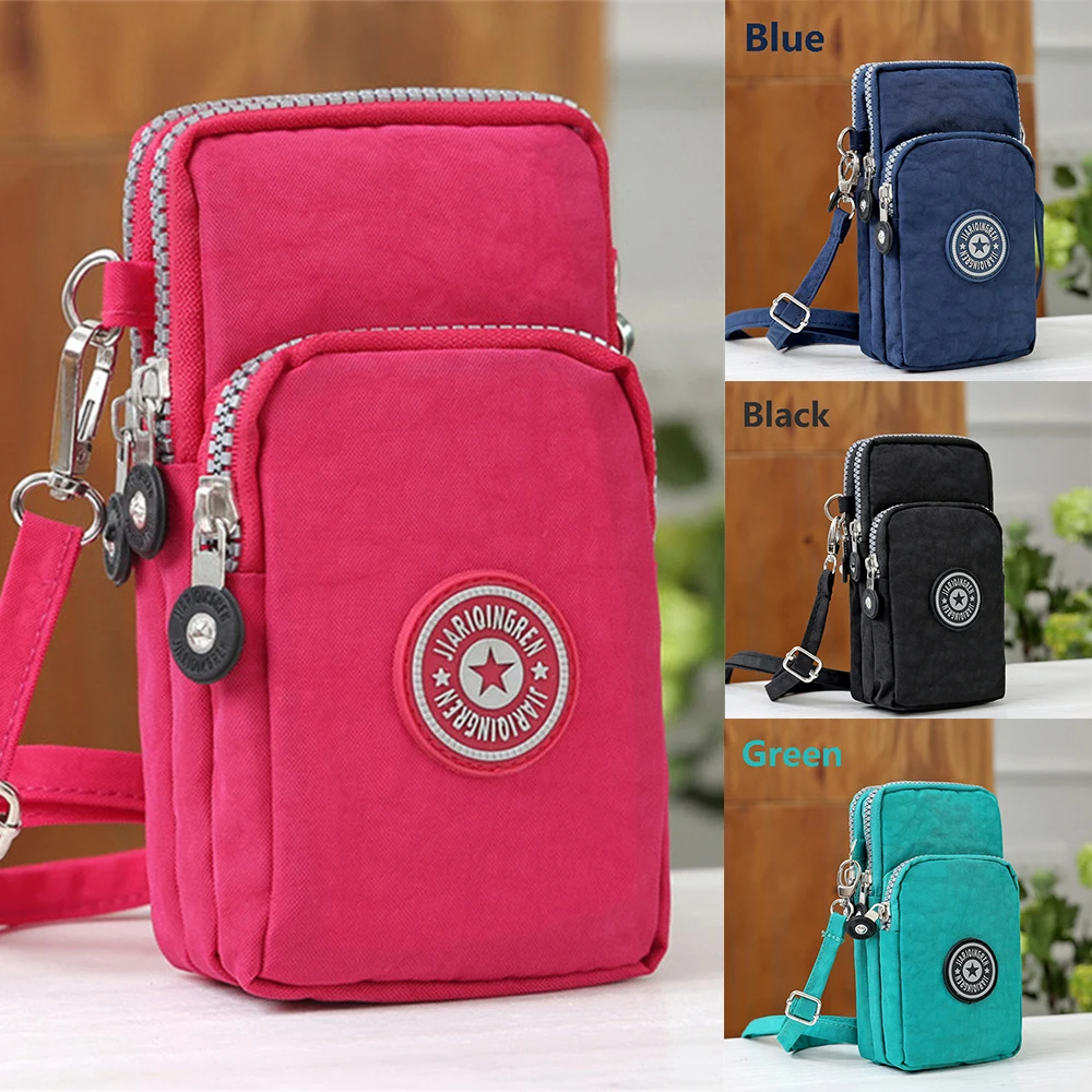 Универсальная кожаная сумка для мобильного телефона на плечо карман кошелек