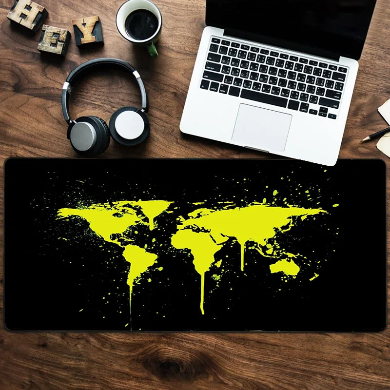 

World map Mouse Pad Large Gaming Mouse Pad 900x400mm HD Pattern Large Computer Mouse Pad Cartoon XXL Pad to Mouse Keyb