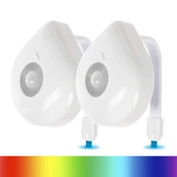 toilet lights led night light smart pir body motion sensor led toilet seat lamp motion activated toilet bathroom bowl night lamp