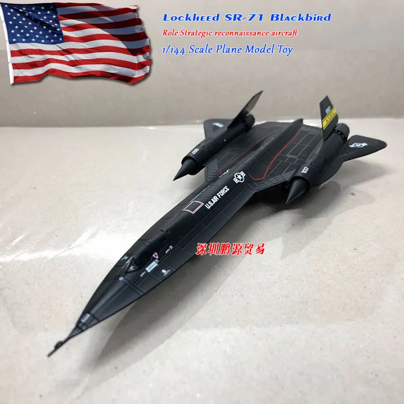 WLTK 1/144 масштаб военная модель игрушки SR-71 Blackbird литой металлический самолет модель игрушки для коллекции, подарок, дети, украшения