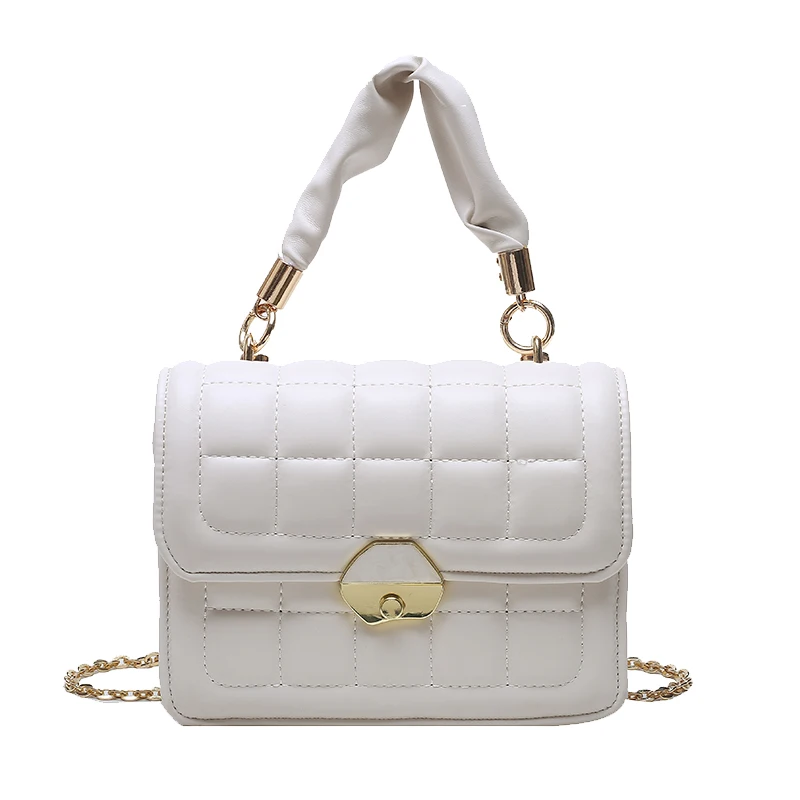 

Classical White Handbag Small Square Bag 2020 New Type Of Messenger Bag Fashion Shoulder Bag Crossbody Bag