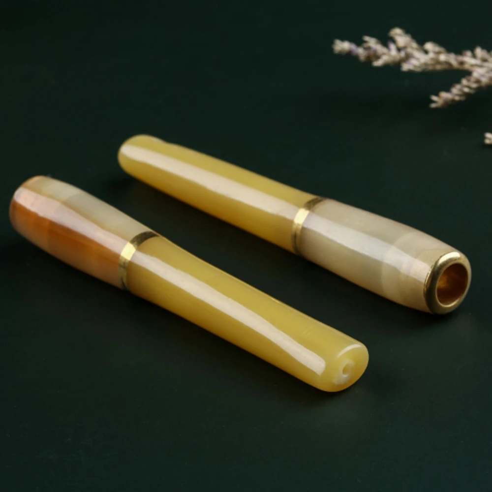 2 шт. рога фильтр сигарет держатель курительные трубки дыма табак трубка для