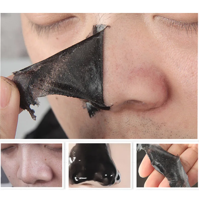 Мужская и женская маска для удаления черных точек бамбуковый уголь