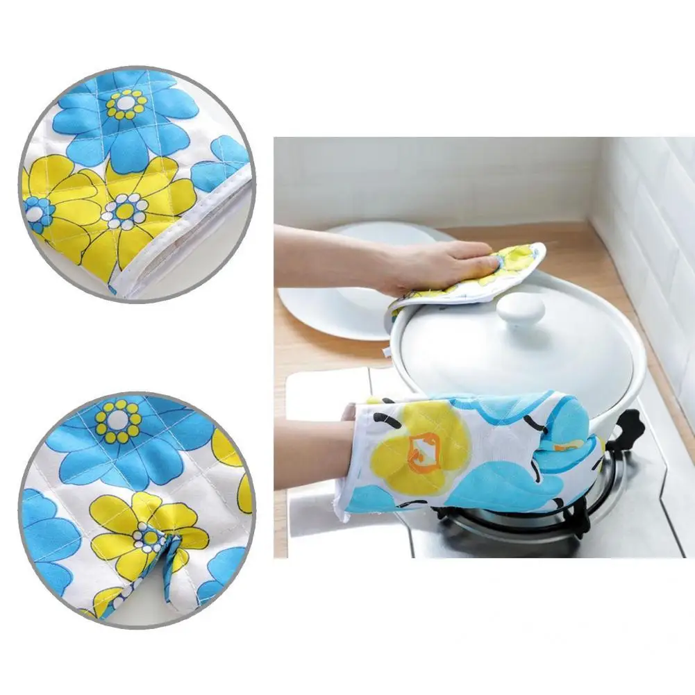 

Random Color 1Pc Universal Flower Print Thick Anti-scalding Pad Multifunctional Anti-scalding Pad Anti-Slip for Hotel