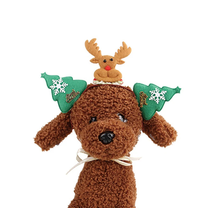 Рождественский Хэллоуин для домашней собаки кошки головные уборы питомца щенок