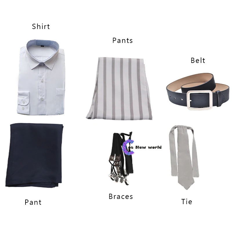 Костюмы для косплея бисера из аниме маска-парик униформа серого волка легоши