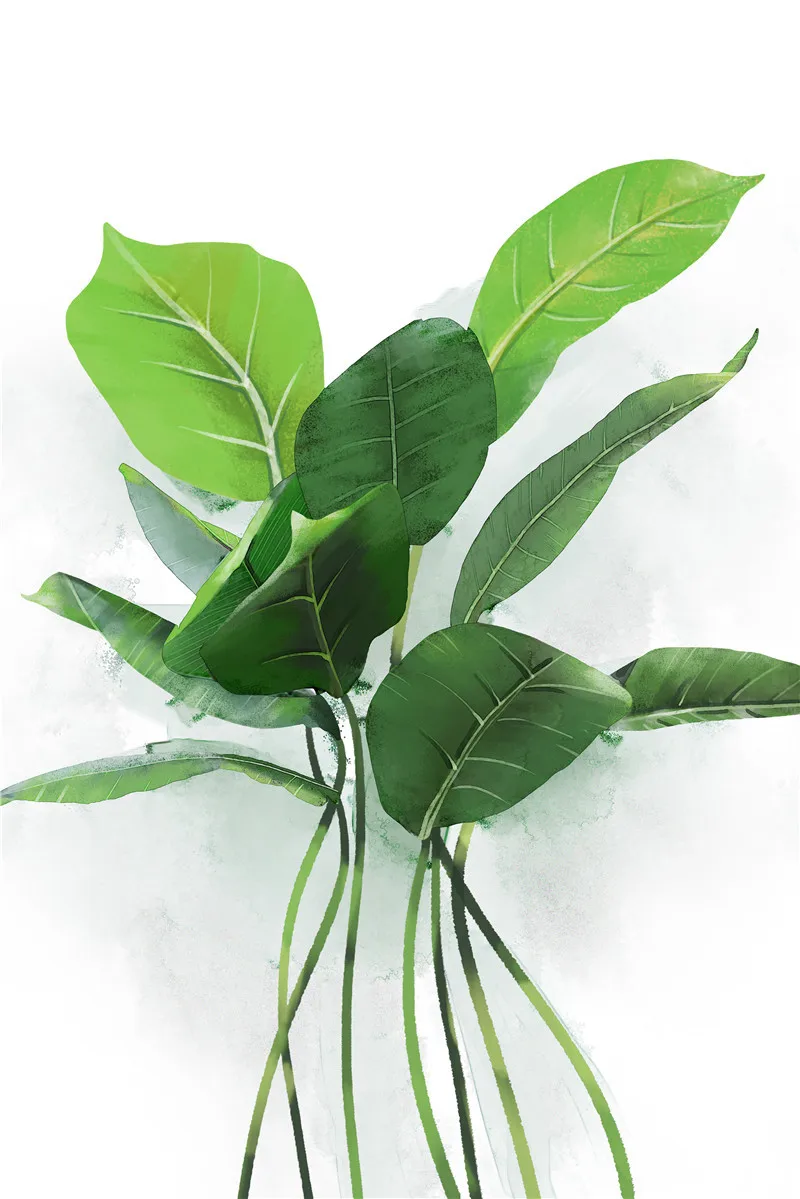 Декоративная живопись зеленая посадка декоративные картины для спальни