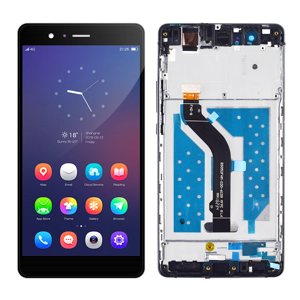 ЖК дисплей с сенсорным экраном 5 2 дюйма качество AAA + для Huawei P9 Lite G9 сенсорный экран