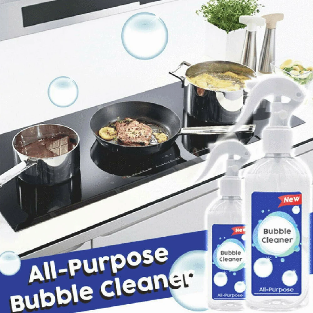 200ml Kitchen Cleaner Grease Oil Remover Multi-Purpose Bubble Cleaning Detergent Household Liquid Tools | Дом и сад