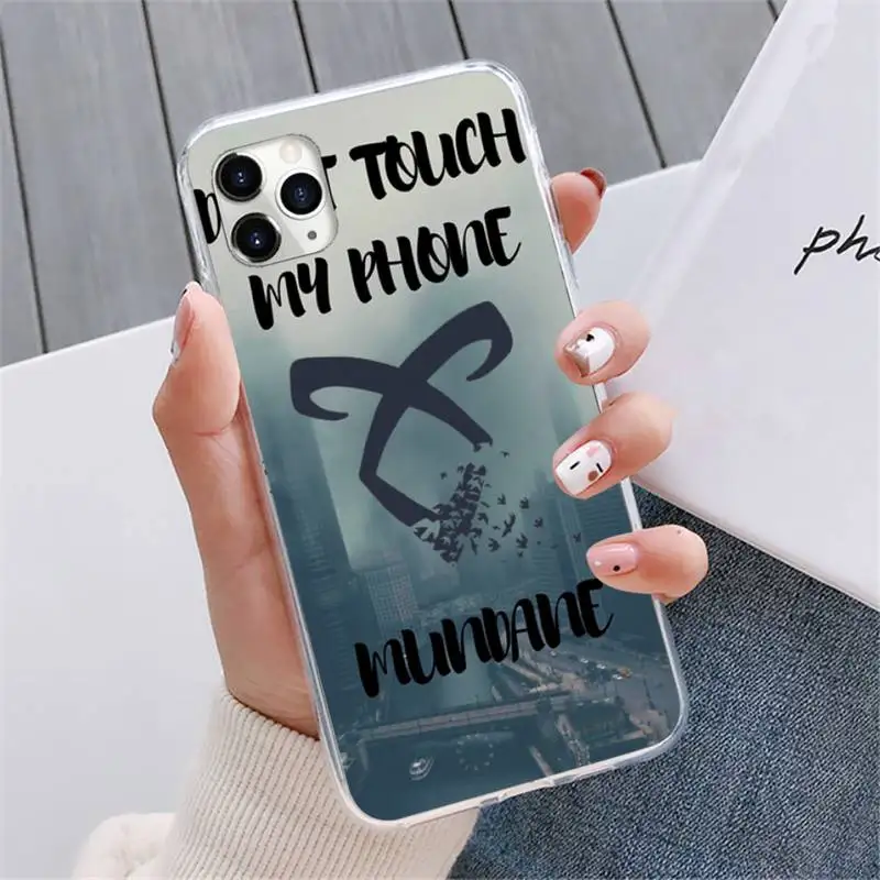 

Series Shadowhunters TV Phone Case For iphone 12 5 5s 5c se 6 6s 7 8 plus x xs xr 11 pro max mini
