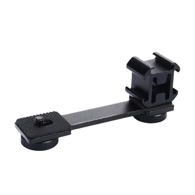 

Professional Aluminum Alloy Hot Shoe Holder 1/4" Screw Tripod Bracket Camera Stand Photography Accessory Parts