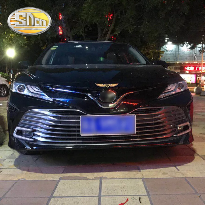 Для Toyota Camry 2018 2019 светодиодсветодиодный дневные ходосветильник бампер