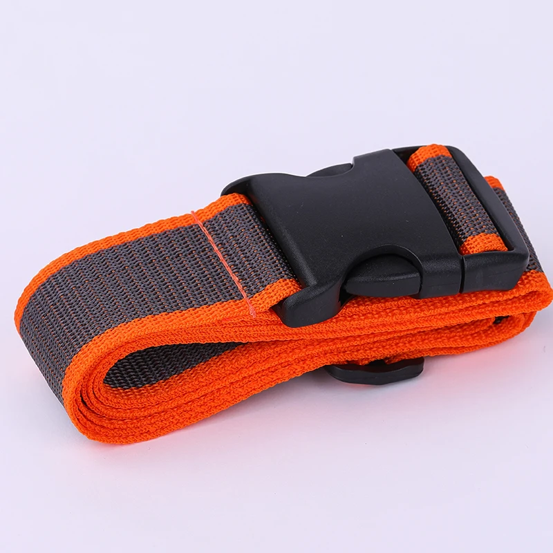 Gray orange Багажный ремень, перекрестный ремень, регулируемый, 200 см, Дорожный чемодан, PP, 3 цифры, замок с паролем, багажный ремень, ремни - Цвет: Gray orange