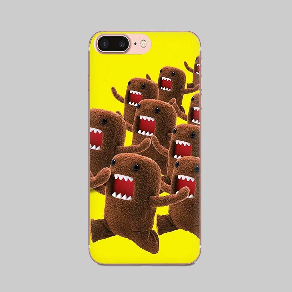 Простой Domo Kun Мягкий ТПУ чехол для Apple iPhone 4 4S 5 5C 5S SE 6 6S 7 8 11 Plus Pro X XS Max