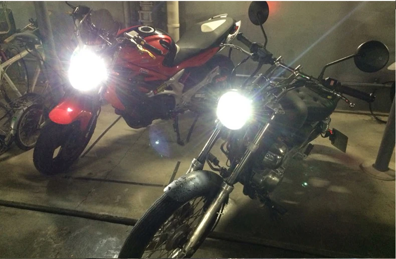 

1Pcs H4 6000K 12V HS1 Led Motorcycle Scooter Light Bulb Motorbike h4 Led Headlight Motorcycle Moped Light Bulbs