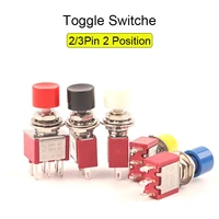 5pcs 36pin 2 position toggle switch on off 5a125v2a250v mini momentary automatic return push button switch high quality