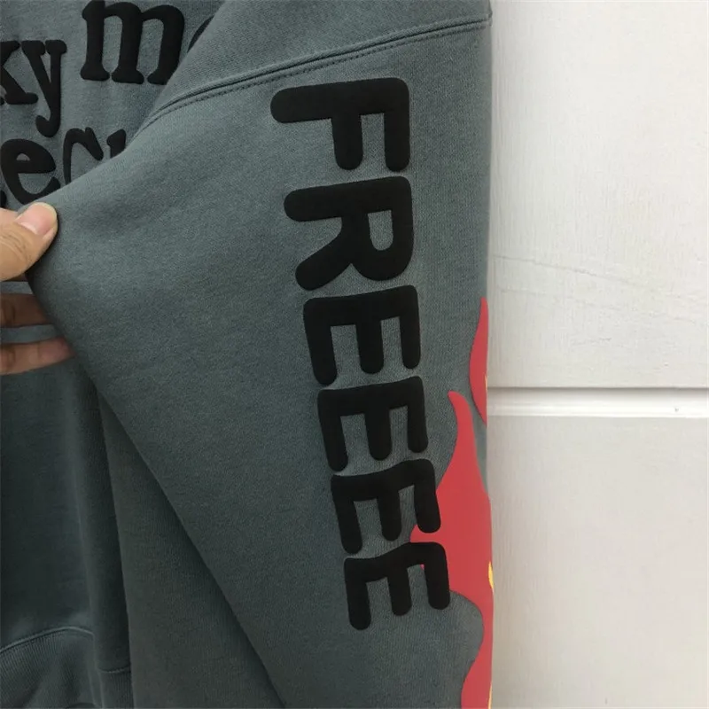 Толстовка с капюшоном Kanye West для мужчин и женщин свитшот 3D принтом на тему удачи я