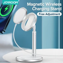 Joyroom Magnetic Wireless Charging Phone Holder Stand Universal Desktop Mobile Phone Holder Stand for iPhone 12 Pro