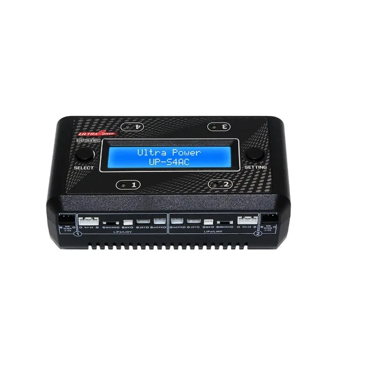 Зарядное устройство для аккумуляторов Ultra Power UP-S4AC 4x7W 1A AC/DC 1S-2S LiPO/LiHV 2S-6S NiMH/NiCd с SM XH