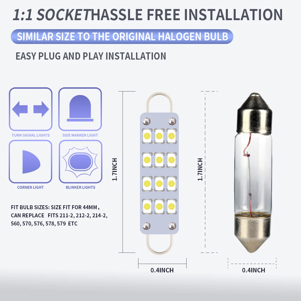 4 шт. Автомобильный Алюминиевый стоп-сигнал поворот сигнальные лампы автомобиля