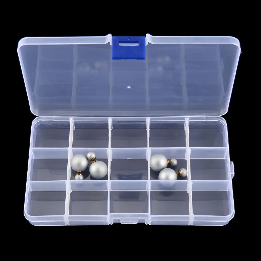 15 слотов ящик для хранения ювелирных инструментов чехол рукоделия Органайзер