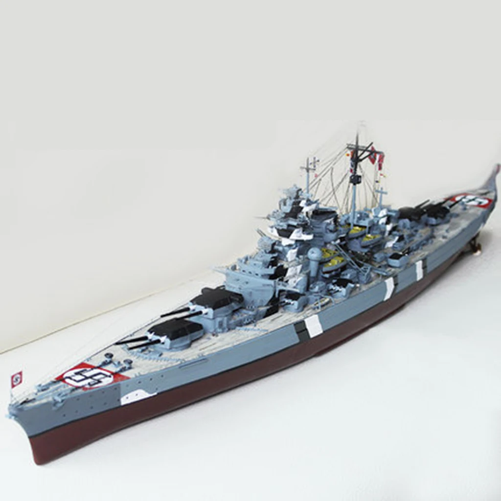 1/700 Scale German Bismarck Model DIY Modle Kits Kids Toy Gift | Игрушки и хобби