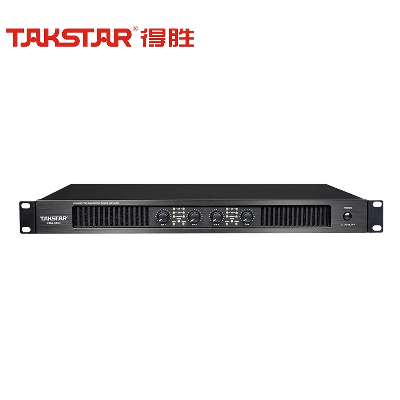 TAKSTAR EKA-403D Профессиональный цифровой усилитель мощности с 4 каналами для