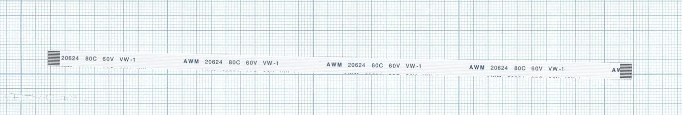 Шлейф универсальный 10pin, шаг 0,5мм, длина 20см