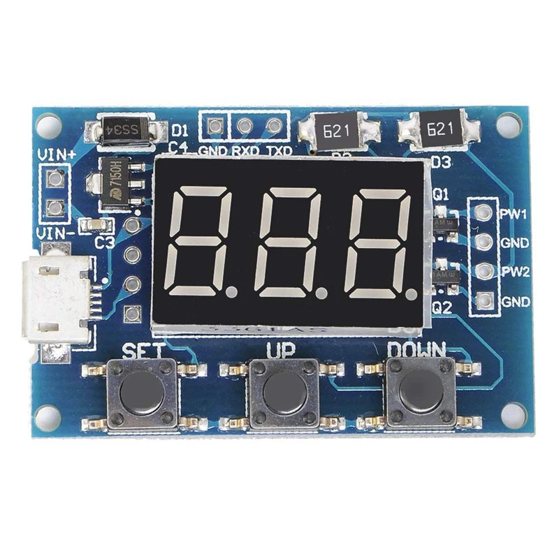 Icstation Digital 2 канал ПВМ Square Wave Генератор импульсных сигналов Регулируемый