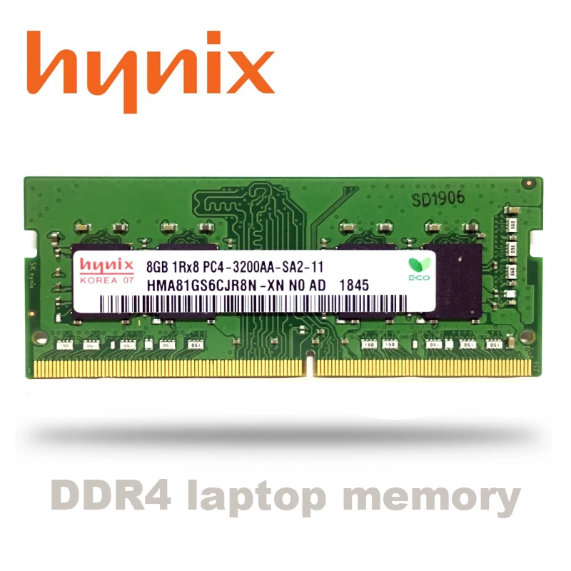 Hynix портативный ddr4 ram 8gb 4GB 16GB PC4 de 2133MHz или 2400MHz 2666Mhz 2400T 2133P 2666v 3200 DIMM Портативная